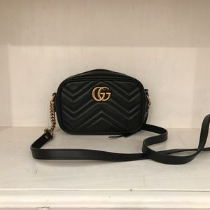 Gucci Marmont Matelasse Mini (black)